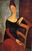 Portrait of Jeanne Hebuterne Amedeo Modigliani